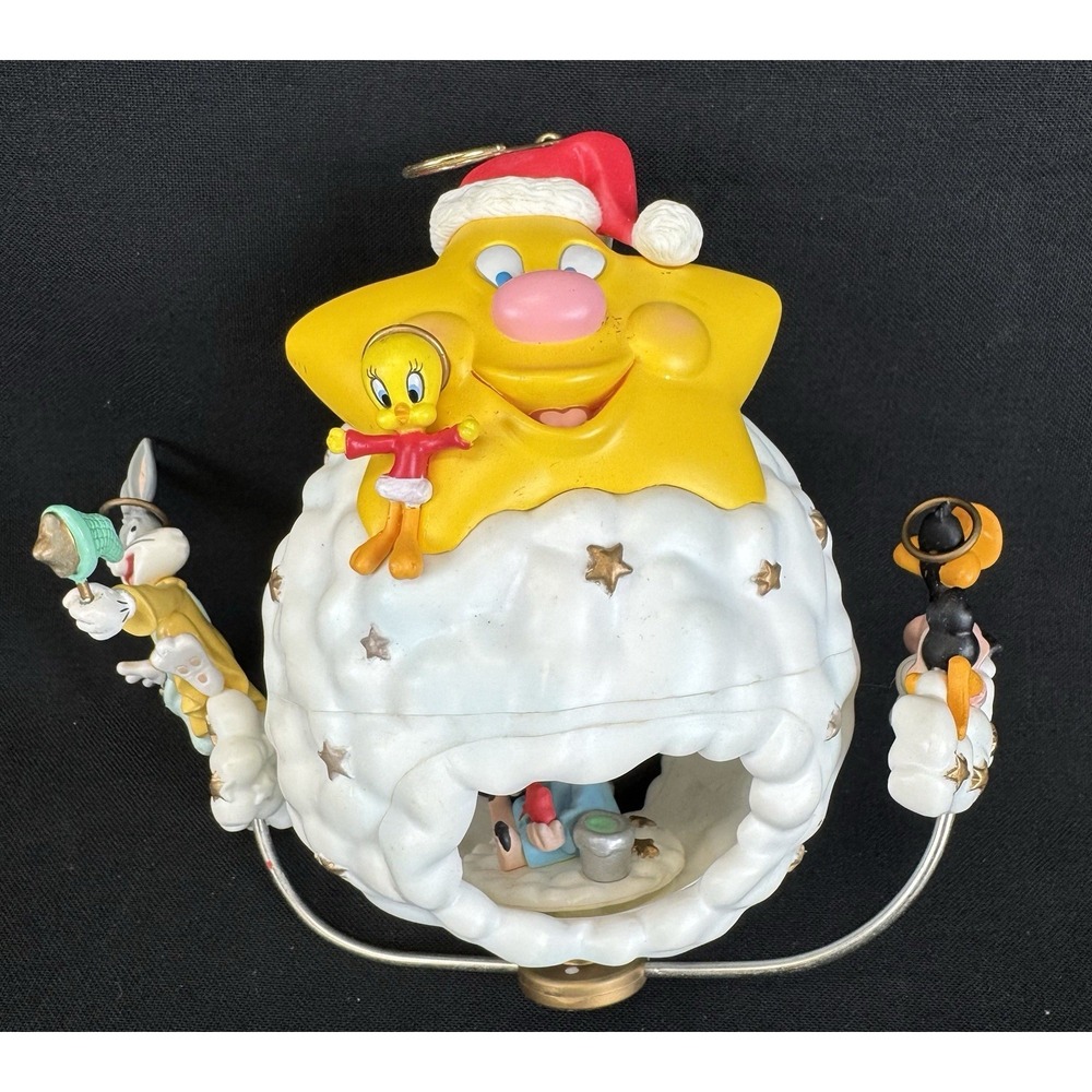 Vintage 1997 Keepsake Ornament Looney Tunes Decorator Taz Solar Ornament
